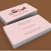 Carte De Visite Cheval et transport Mariage rose et Brown
