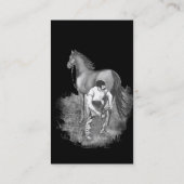 Carte de visite Cheval Farrier Personnalisé (Dos)