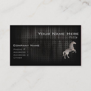 Carte De Visite Cheval grunge