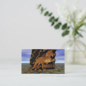 Carte De Visite Cheval islandais en pierre (Debout devant)