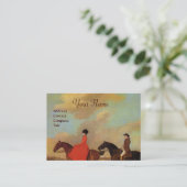 Carte De Visite CHEVAL MONogramme (Debout devant)