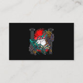 Carte De Visite Cheval Mythes Grecs Zeus Dieux Anciens Equine Ligh (Dos)