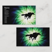 Carte De Visite Cheval Racing ; Cool (Devant / Derrière)
