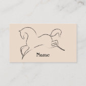 Carte De Visite Cheval sauvage Thunder_Cove (Dos)