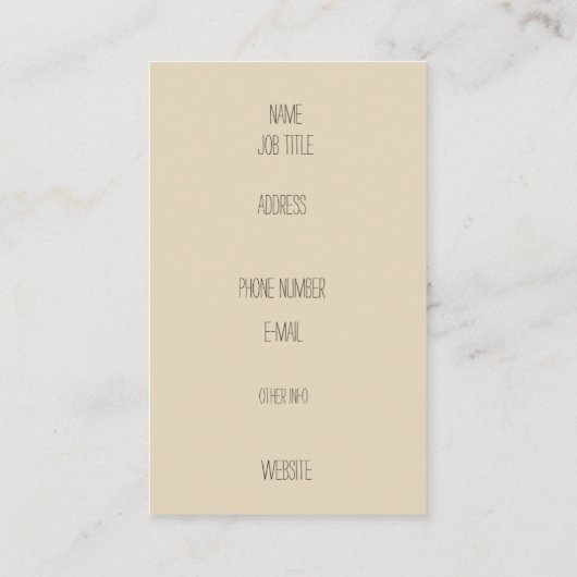 Carte De Visite Cheval stylisé de silhouette (Dos)