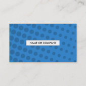 Carte De Visite cheval tramé (Dos)