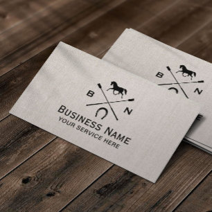 Carte De Visite Cheval vintage équin équine équitation équitation 