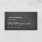 Carte De Visite Cheval volant (Dos)