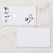 Carte De Visite Chevalet de deux toiles (Devant / Derrière)