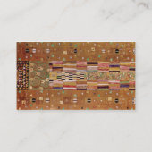 Carte De Visite Chevalier de Klimt, Stoclet Frieze, Motif de mosaï (Dos)