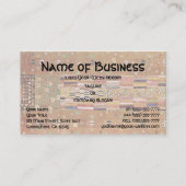 Carte De Visite Chevalier de Klimt, Stoclet Frieze, Motif de mosaï (Devant)