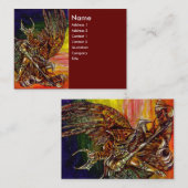 CARTE DE VISITE CHEVALIER NOIR (Devant / Derrière)