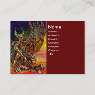 CARTE DE VISITE CHEVALIER NOIR