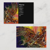 CARTE DE VISITE CHEVALIER NOIR SOMBRE (Devant / Derrière)