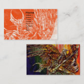 CARTE DE VISITE CHEVALIER SOMBRE (Devant / Derrière)