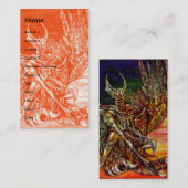 CARTE DE VISITE CHEVALIER SOMBRE (Devant / Derrière)