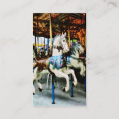 Carte De Visite Chevaux de carrousel - Platine (Dos)