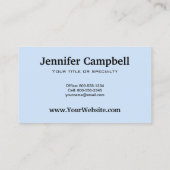 Carte De Visite Chevaux Du Quartier Blanc En Neige (Dos)