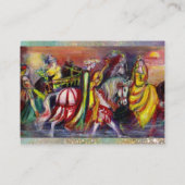 Carte De Visite CHEVAUX, MUSIQUE DE NUIT, Imaginaire Noir (Dos)