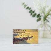 Carte De Visite Chevaux sauvages du Nevada par Maynard Dixon (Debout devant)