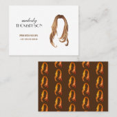 Carte De Visite Cheveux (Devant / Derrière)