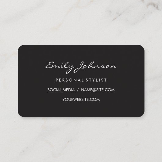 Carte De Visite Cheveux (Dos)