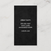 Carte De Visite Cheveux (Dos)