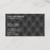 Carte De Visite Cheveux avec dividers | Coussin Upholstery de luxe (Dos)