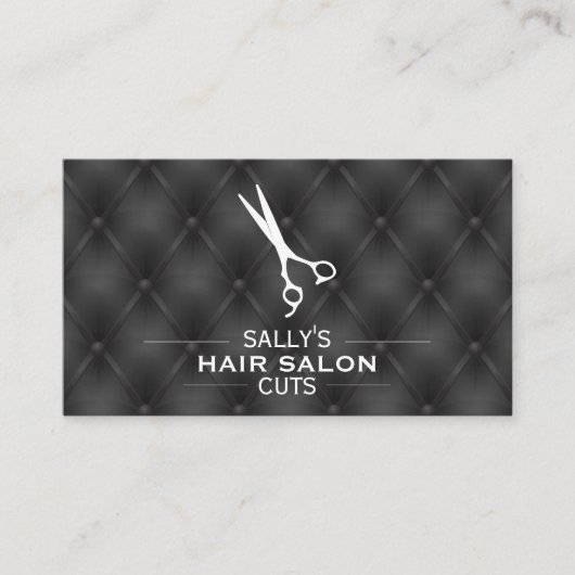Carte De Visite Cheveux avec dividers | Coussin Upholstery de luxe (Devant)