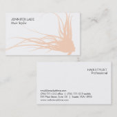 Carte De Visite Cheveux (bisque) (Devant / Derrière)