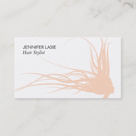 Carte De Visite Cheveux (bisque) (Devant)