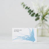 Carte De Visite Cheveux (bleu blizzard) (Debout devant)
