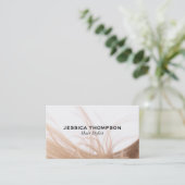 Carte De Visite Cheveux | Blonde (Debout devant)