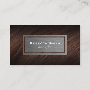 Carte De Visite Cheveux   Brunette