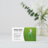 Carte De Visite Cheveux de jardinage (Debout devant)