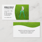 Carte De Visite Cheveux de jardinage (Devant / Derrière)