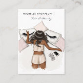 Carte de visite cheveux et beauté (Devant)