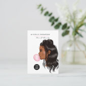 Carte De Visite Cheveux et beauté (Debout devant)