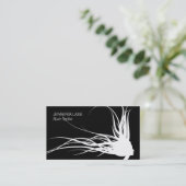 Carte De Visite Cheveux Flottants (Debout devant)