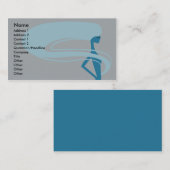 Carte De Visite Cheveux longs - Affaires (Devant / Derrière)