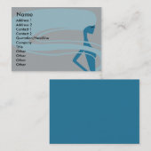 Carte De Visite Cheveux longs - Chubby (Devant / Derrière)