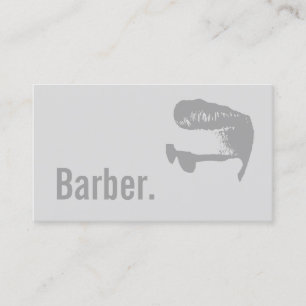 Carte De Visite Cheveux minimalistes de coiffeur de caractères