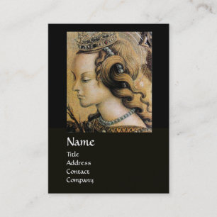 Carte De Visite CHEVEUX NATUREL BEAUTÉ BIJOUX MONOGRAS or noir