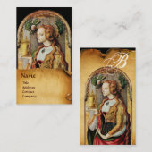 CARTE DE VISITE CHEVEUX NATUREL BEAUTÉ & COSMÉTIQUES MONOGRAMME, P (Devant / Derrière)