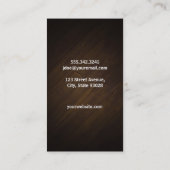 Carte De Visite Cheveux | Ornat / Or (Dos)