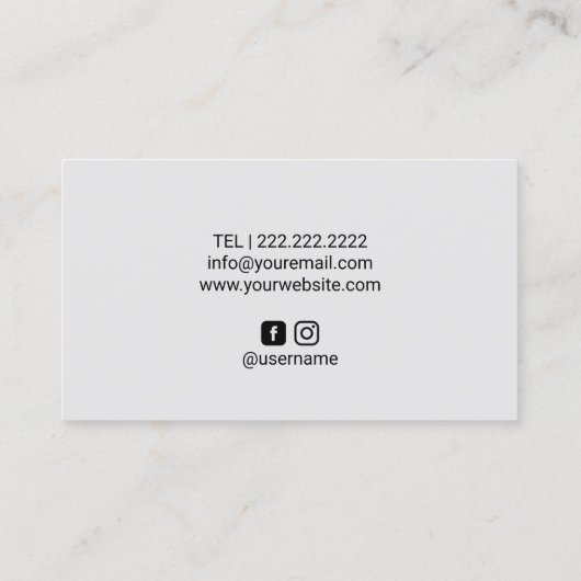 Carte De Visite Cheveux Tattoo Scalp Micropigmentation Cheveux (Dos)