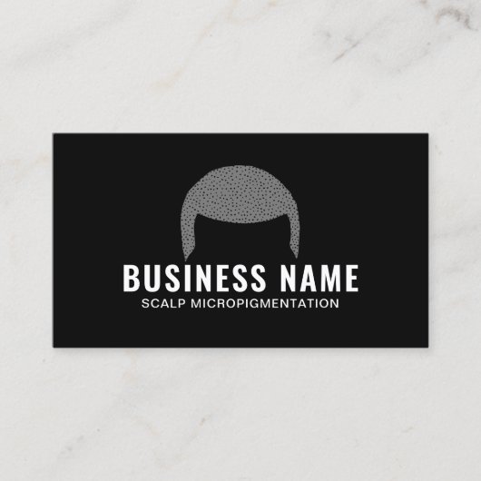 Carte De Visite Cheveux Tattoo Scalp Micropigmentation Cheveux (Devant)