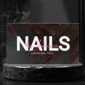 Carte De Visite Cheveux tendance, Lash, Nail Tech QR Code