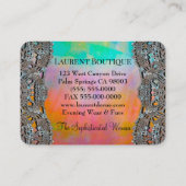 Carte De Visite Chevmoirst Shaw Elegant Professionnel (Dos)