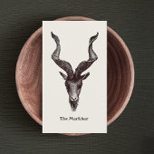 Carte De Visite Chèvre de Markhor